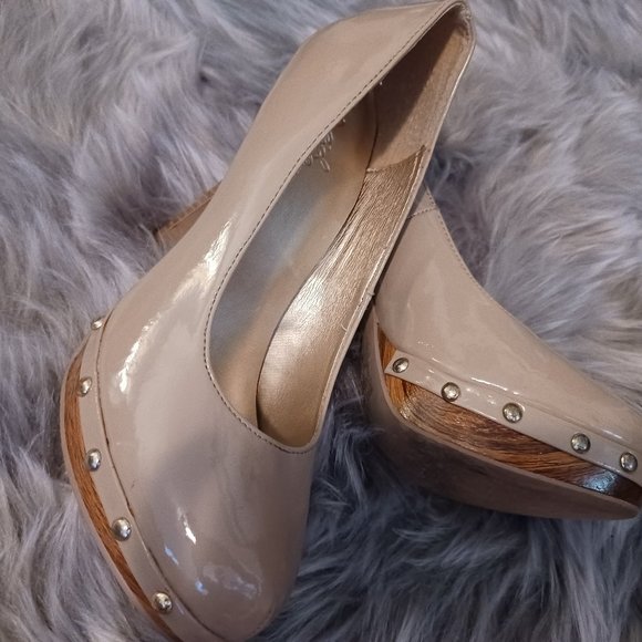 Qupid  Platform Heels with Studs - Picture 3 of 5